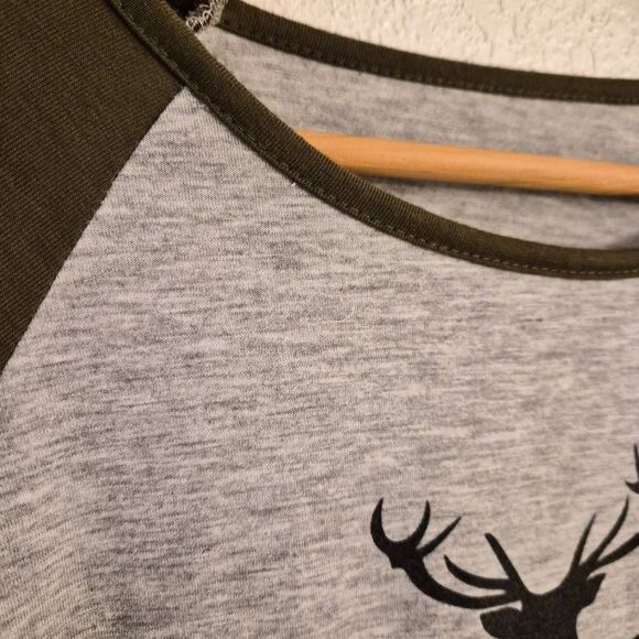 Have Yourself a Merry Little Christmas Long-sleeve Comfy Stretchy Flattering Top - Picture 5 of 5